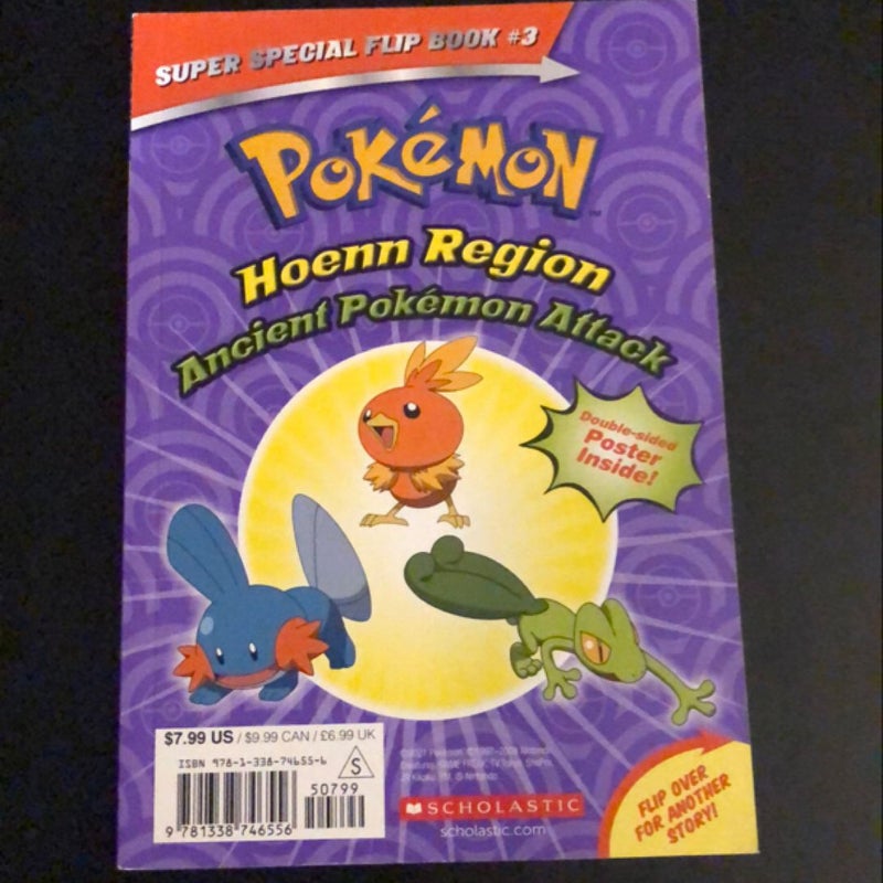 The Power of Three / Ancient Pokémon Attack (Pokémon Super Special Flip Book: Sinnoh Region / Hoenn Region)