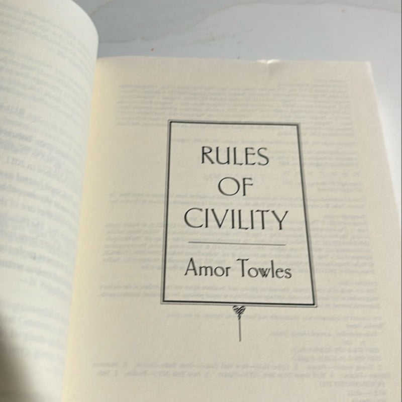 Rules of Civility