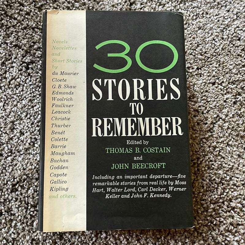 30 stories to remember 