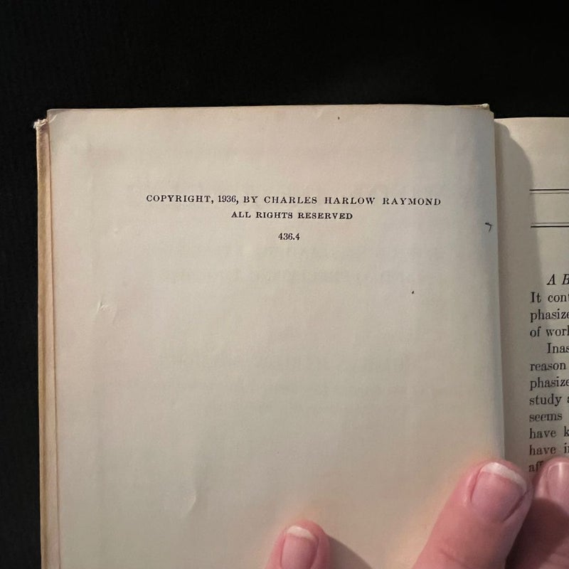 A Book of English (Vintage 1936)