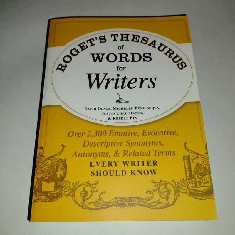 Roget's Thesaurus of Words for Writers