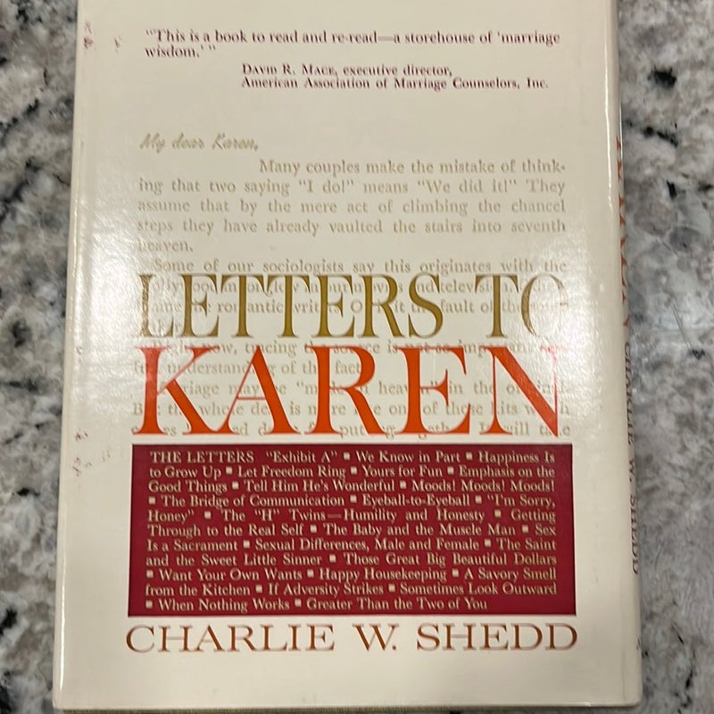 Letters to Karen