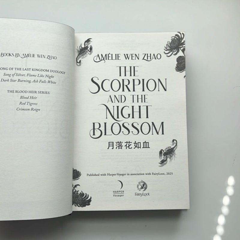 *Fairyloot Edition* The Scorpion and the Night Blossom 