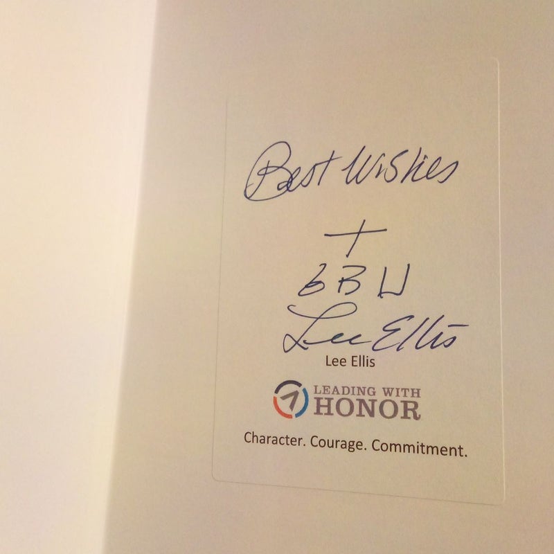 Signed! - Leading with Honor