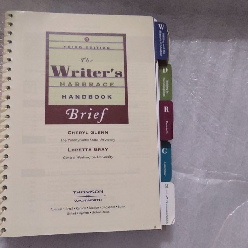 The Writer's Harbrace Handbook, Brief