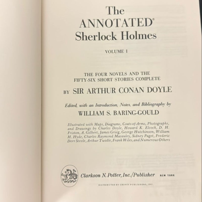 The Annotated Sherlock Holmes Volumes I & II