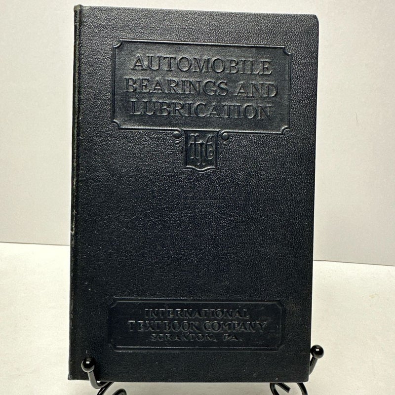 Automobile Bearings & Lubrication #126B, 1934, International Textbook Co