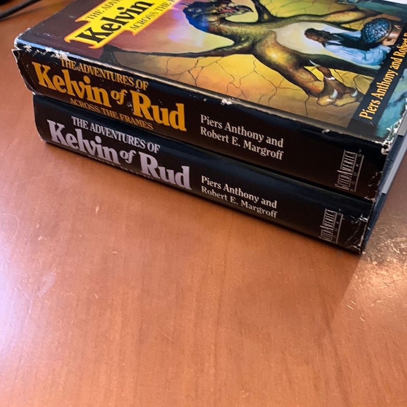 The Adventures of Kelvin of Rud in two rare Omnibus, Across the Frames, Final Magic: Dragon’s Gold, Serpent’s Silver, Chimaera’s Copper, Orc’s Opal, Mouvar’s Magic