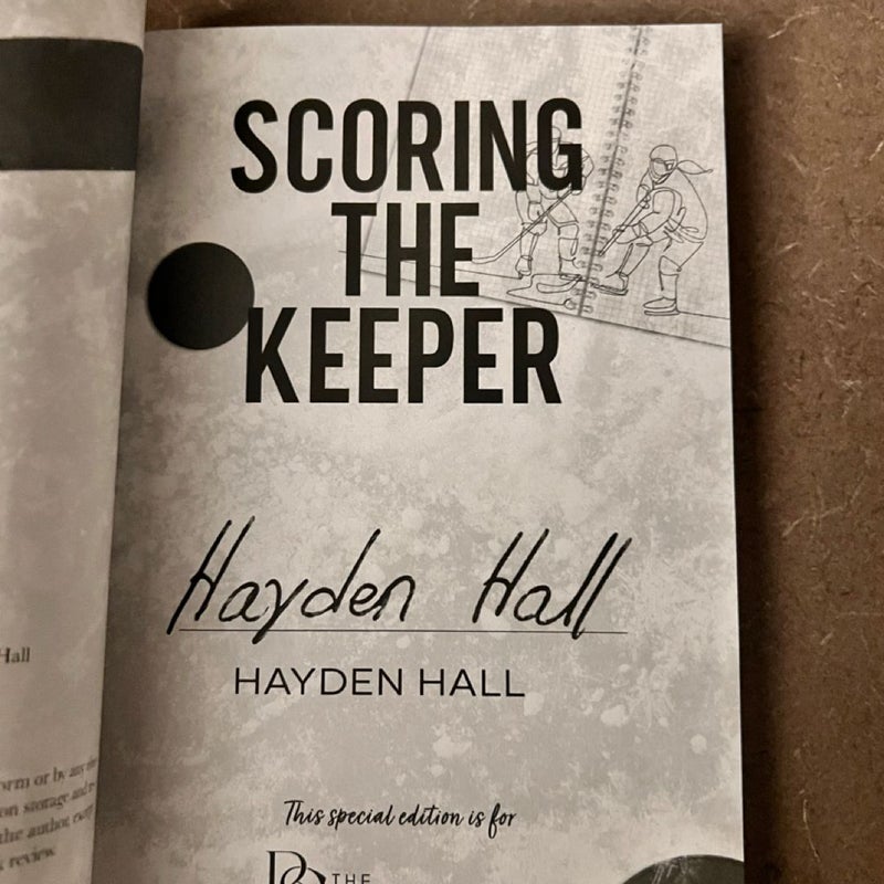 Scoring the Keeper (Signed)