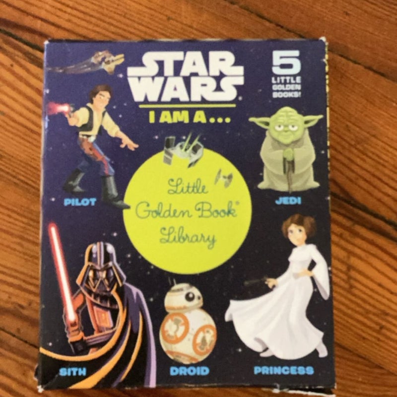 Star Wars: I Am A... Little Golden Book Library -- 5 Little Golden Books