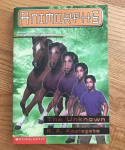 Animorphs #14 The Unknown by K.A. Applegate horse book