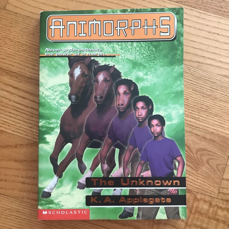 Animorphs #14 The Unknown by K.A. Applegate horse book