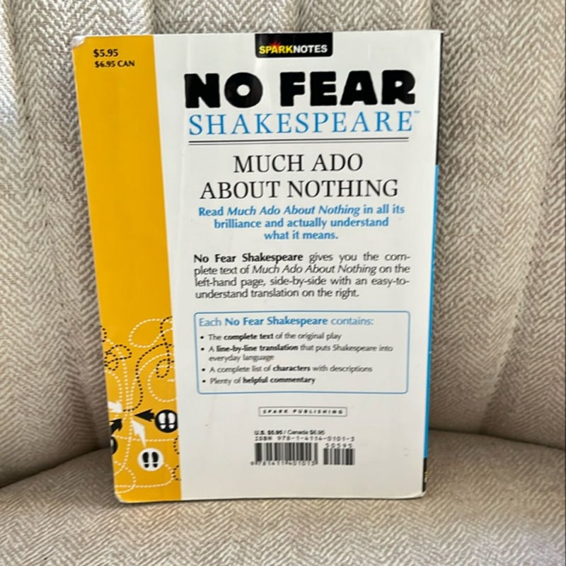 Much Ado about Nothing (No Fear Shakespeare)