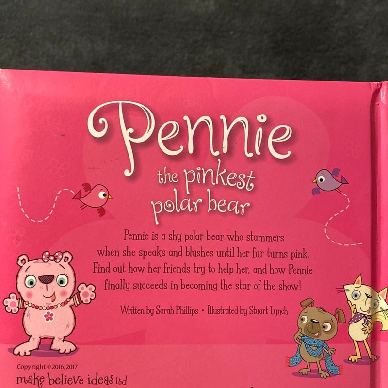 Pennie The Pinkest Polar Bear