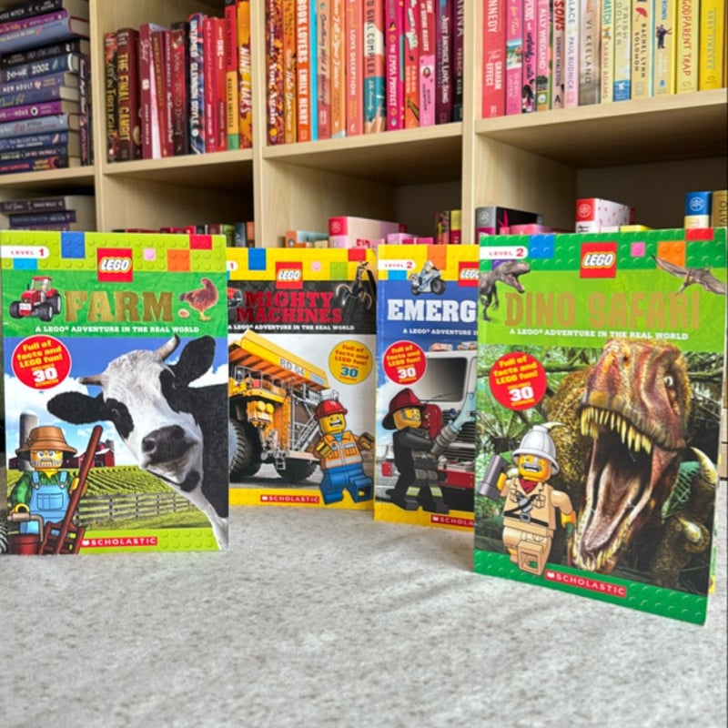 Farm, Emergency, Dino Safari, Mighty Machines
