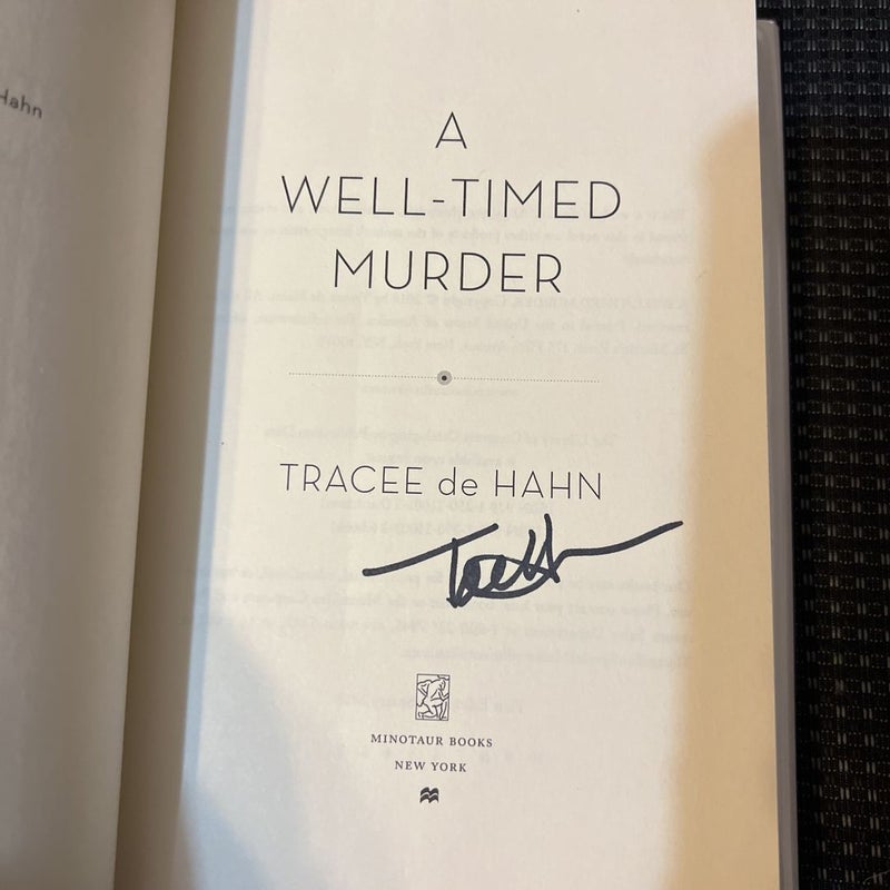 Swiss Vendetta and A Well-Timed Murder (signed)