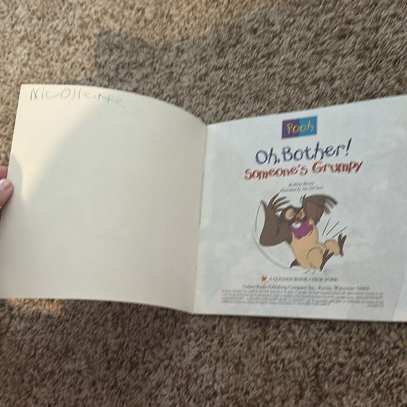 Pooh Oh, Bother! Someone's Grumpy Book