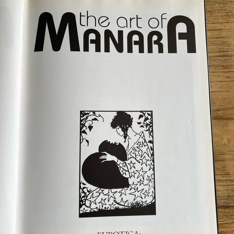 The art of Manara hardback 1994