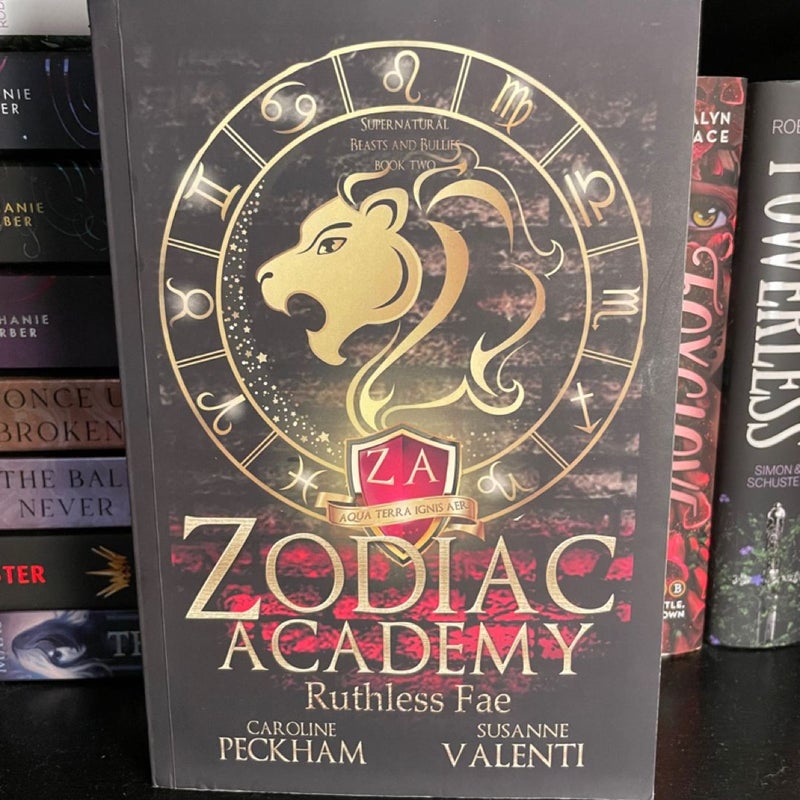 OOP Matte covers Zodiac Academy: The Awakening & Ruthless Fae