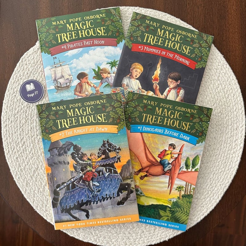 Magic Tree House Books 1-4 Boxed Set