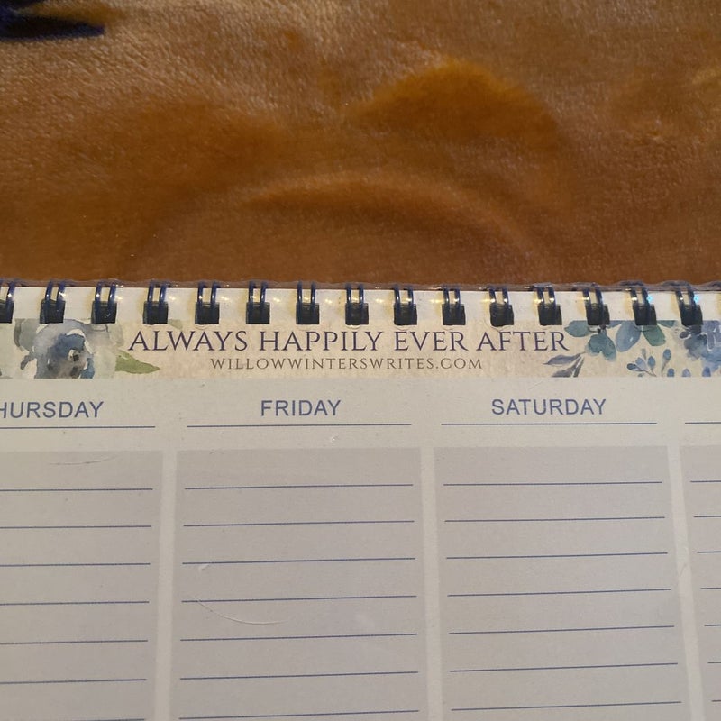 Book Lover weekly organizer