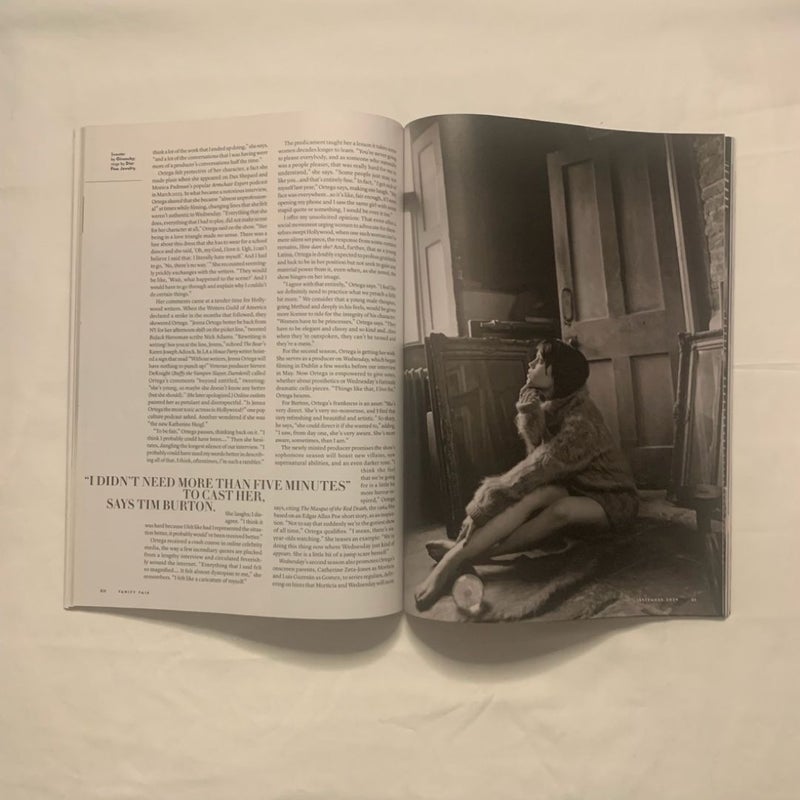Vanity Fair Jenna Ortega “Steps Into The Light” Issue September 2024 Magazine