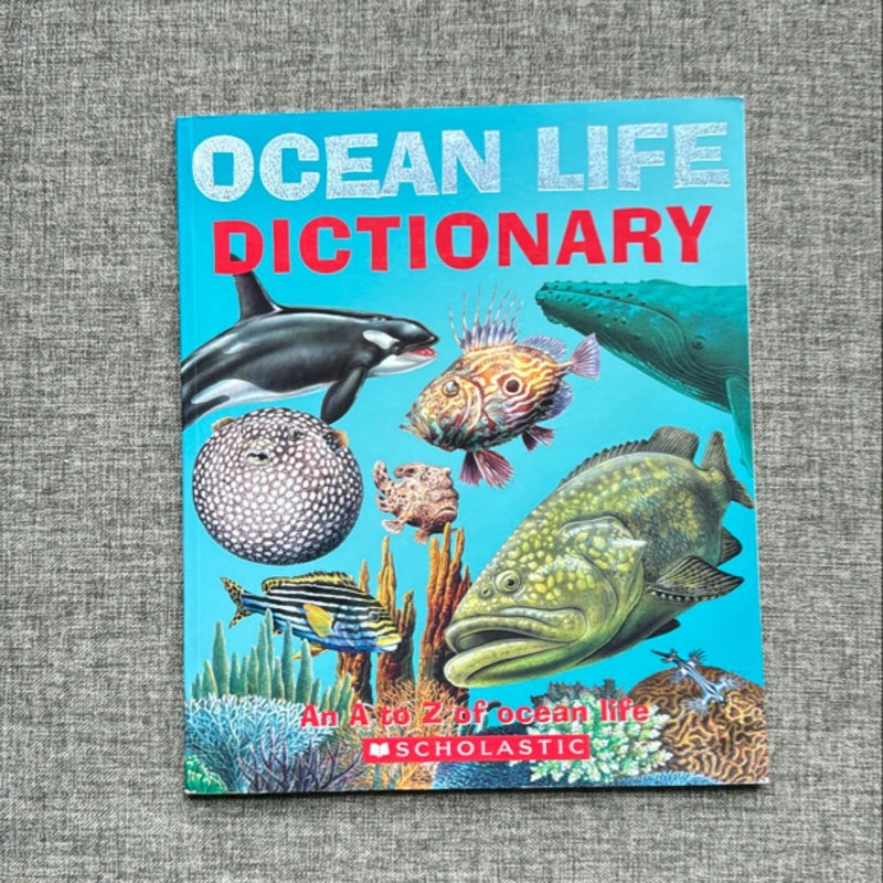 Ocean Life Dictionary