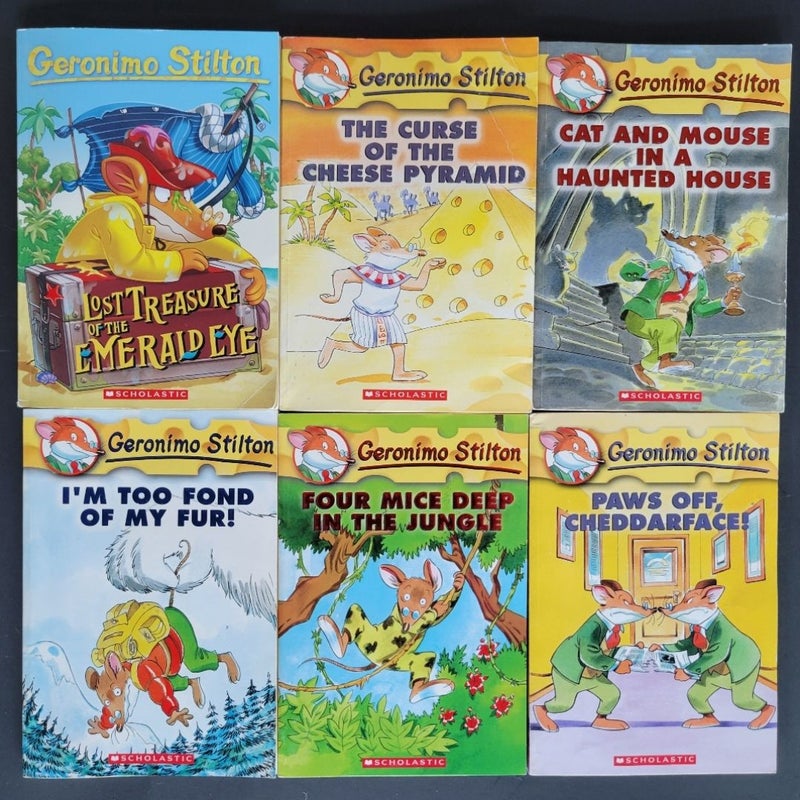 GERONIMO STILTON THEA STILTON DETECTIVE LOT OF 12 BOOKS SCHOLASTIC PAPERBACK 1ST EDITIONS