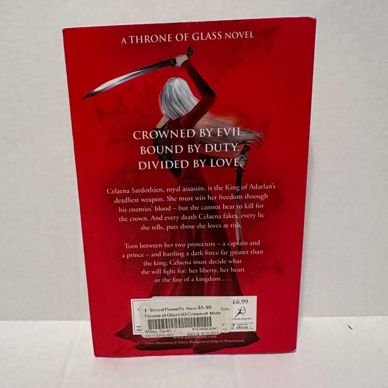 Crown of midnight first edition UK 