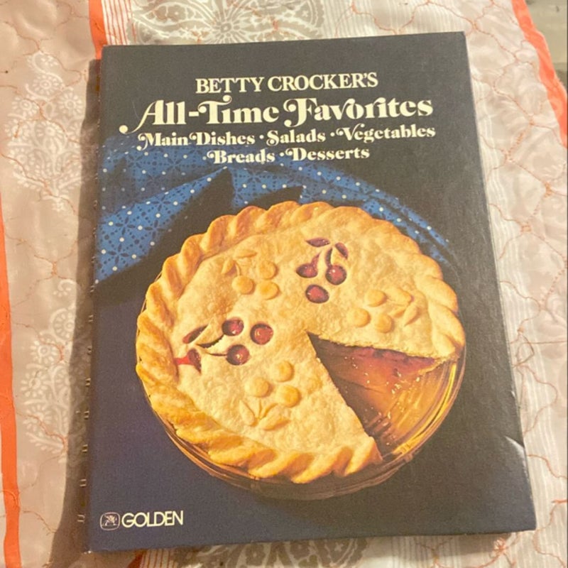 Betty Crocker's All-Time Favorites Cookbook 9th Printing 1978 Softcover 160 pgs.