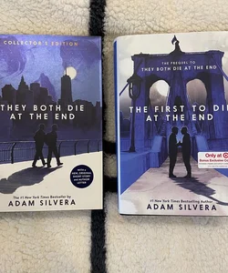 They Both Die at the End (collector’s edition) and The First to Die at the End (Target edition)