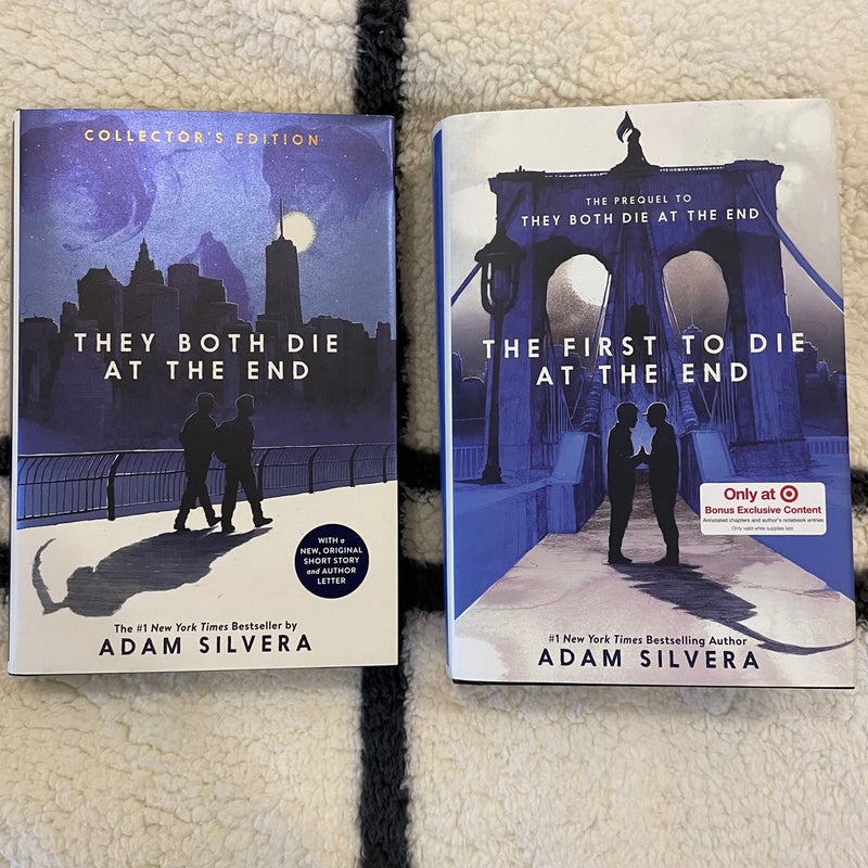 They Both Die at the End (collector’s edition) and The First to Die at the End (Target edition)