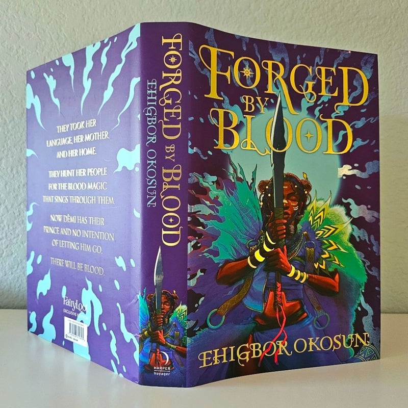 Forged By Blood Digitally Signed by Ehigbor Okosun Fairyloot Exclusive Edition