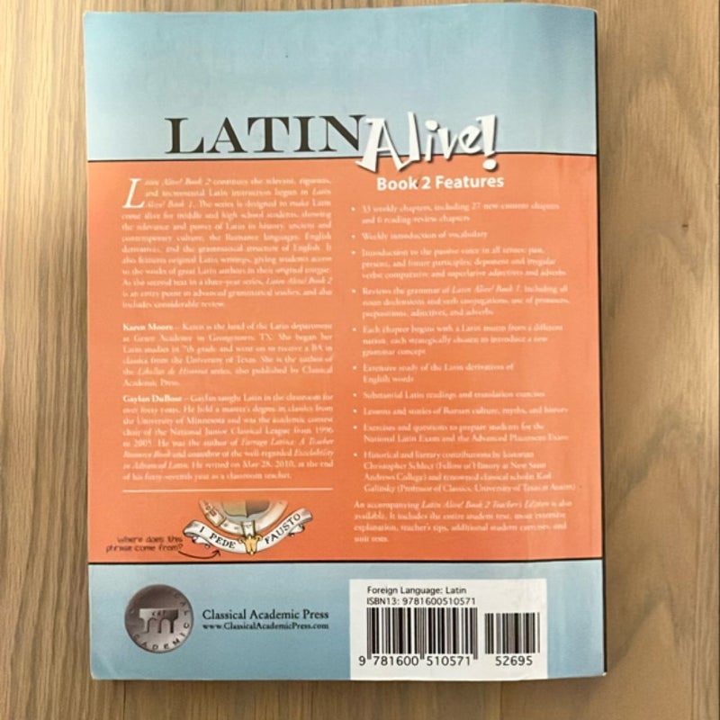 Latin Alive! Book 2 set