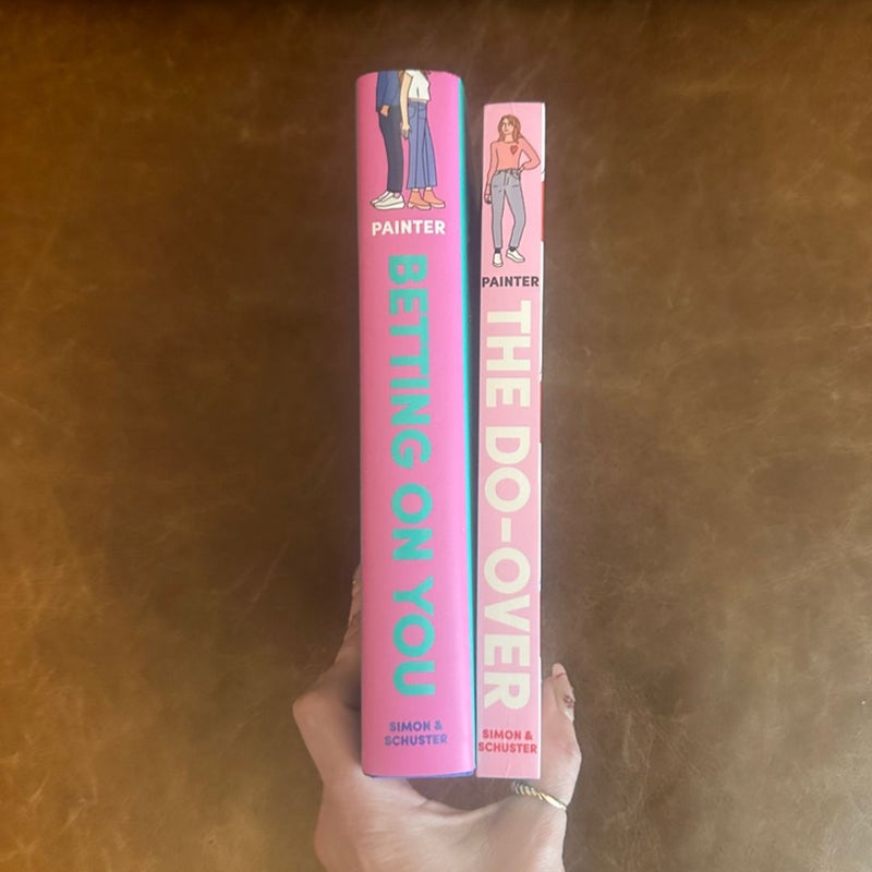 Betting On You signed Lynn Painter & special edition the do over by