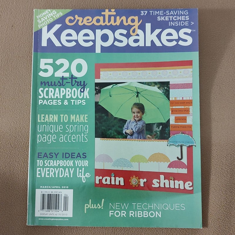 Bundle of Creating keepsakes scrapbooking magazines