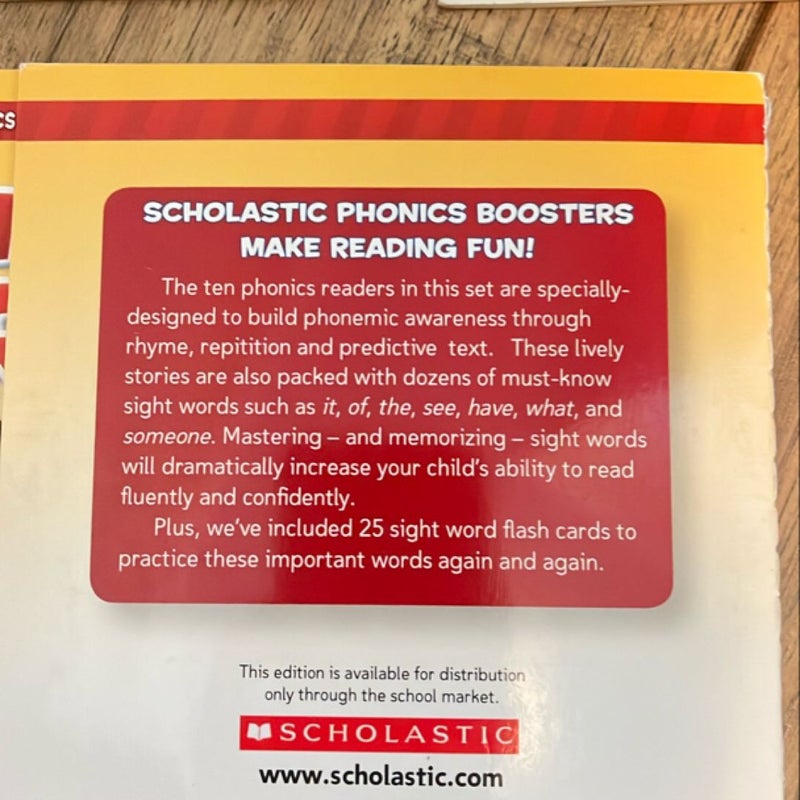 Scholastic phonics boosters