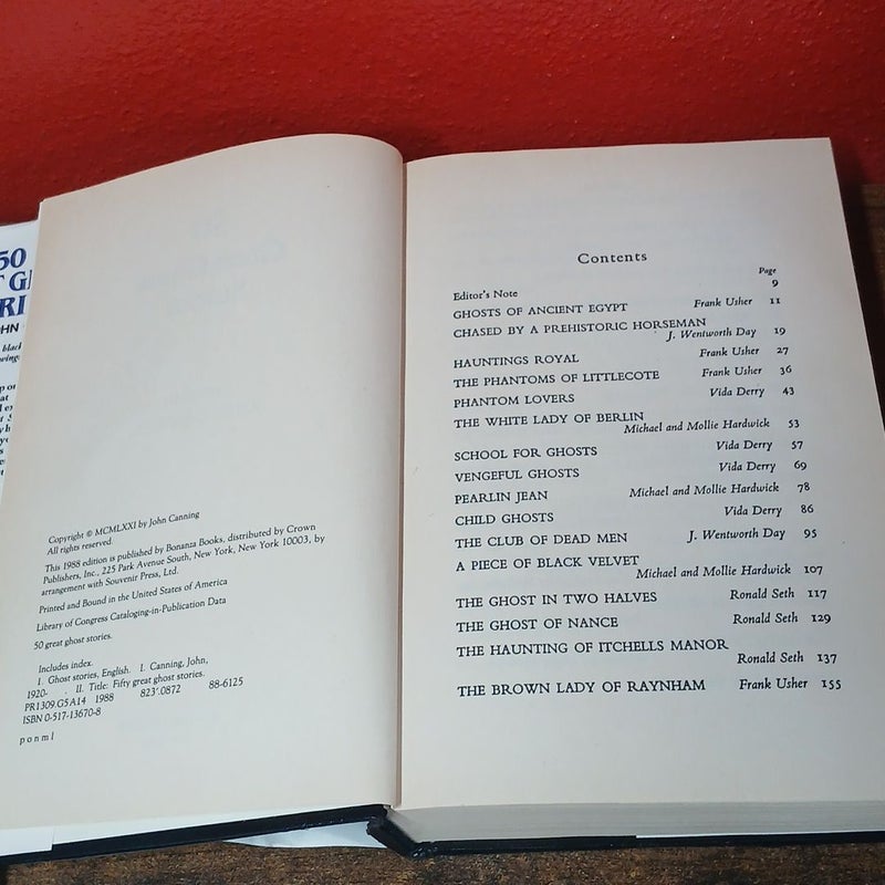 50 Great Ghost Stories - 1971 Century Books Hardback