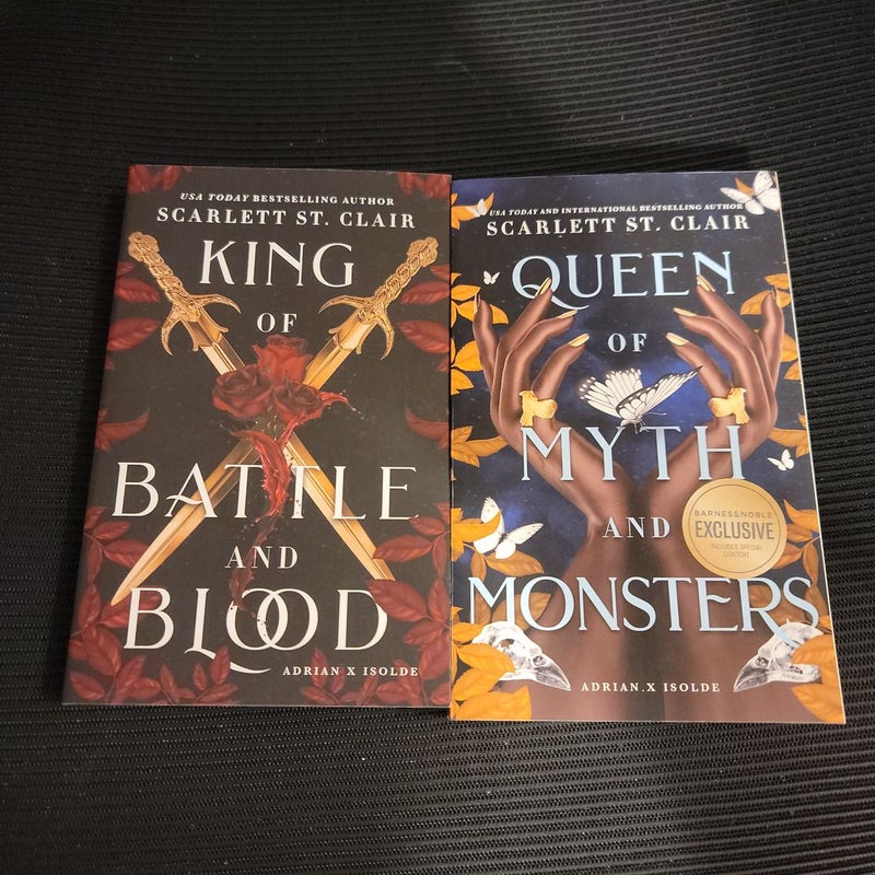 King of Battle and Blood and  Queen Of Myth and Monsters