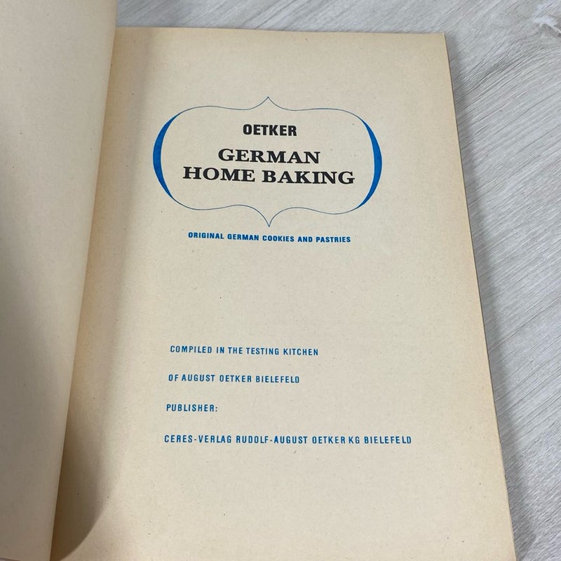 German Home Baking