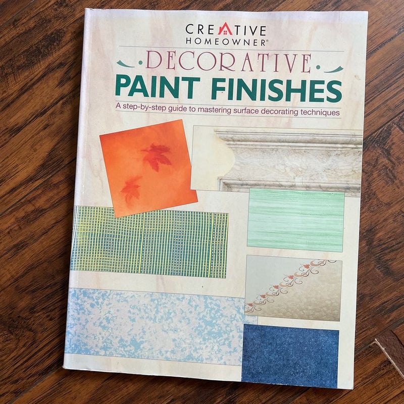 Decorative Paint Finishes by David Schiff