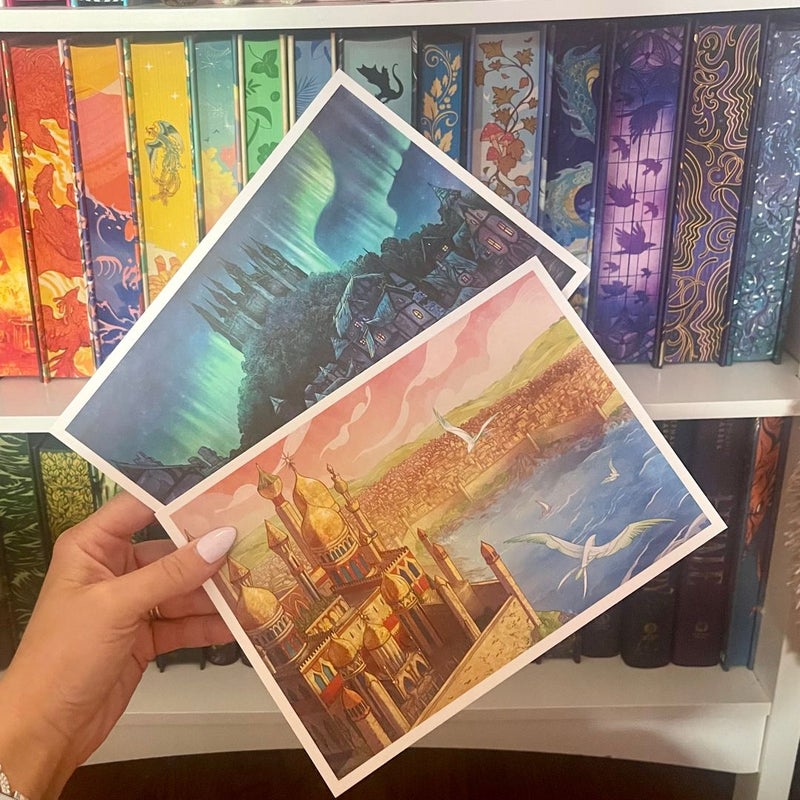 Trial of the Sun Queen Postcards Illumicrate