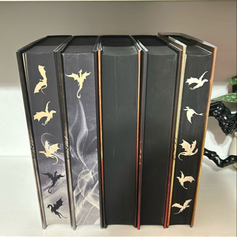 Fourth Wing First Edition Full Set 