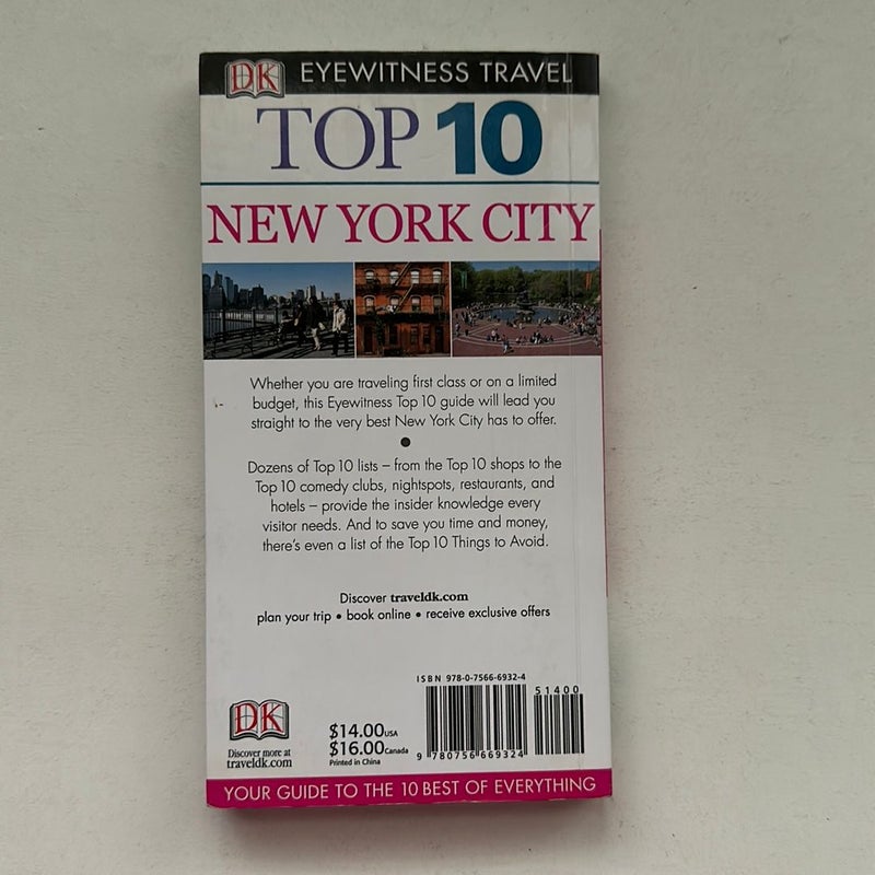 Top 10 Eyewitness Travel Guide -  New York City