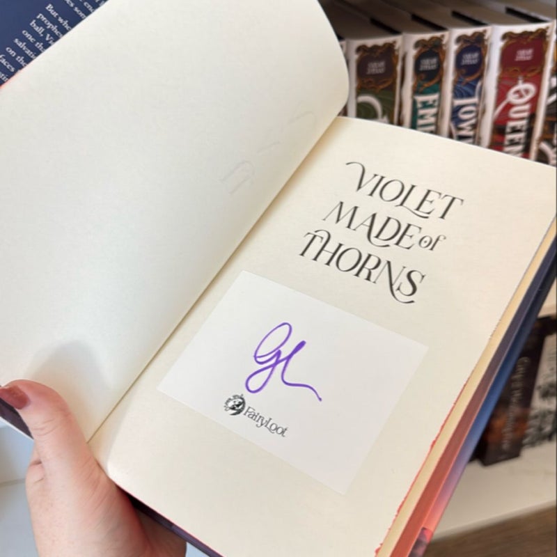 Violet Made of Thorns - Fairyloot Signed Edition