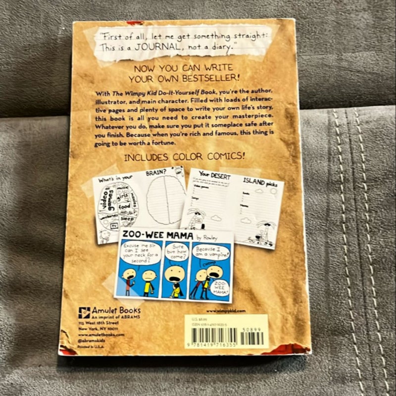 The wimpy kid do it yourself book