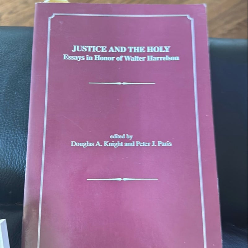 Justice and the Holy