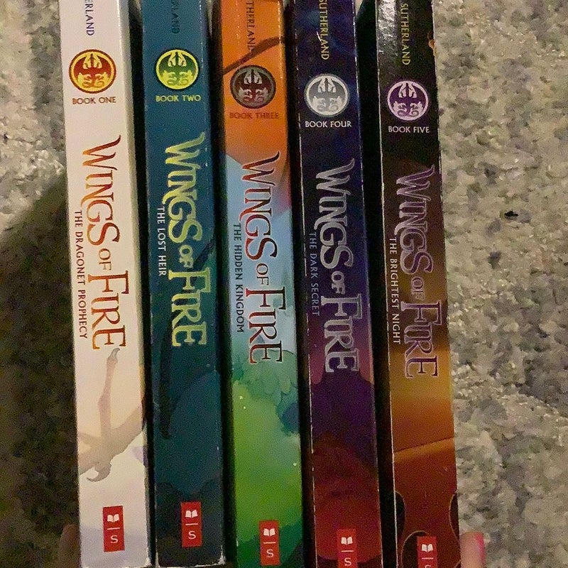 Wings of Fire, Complete first arc, books 1-5