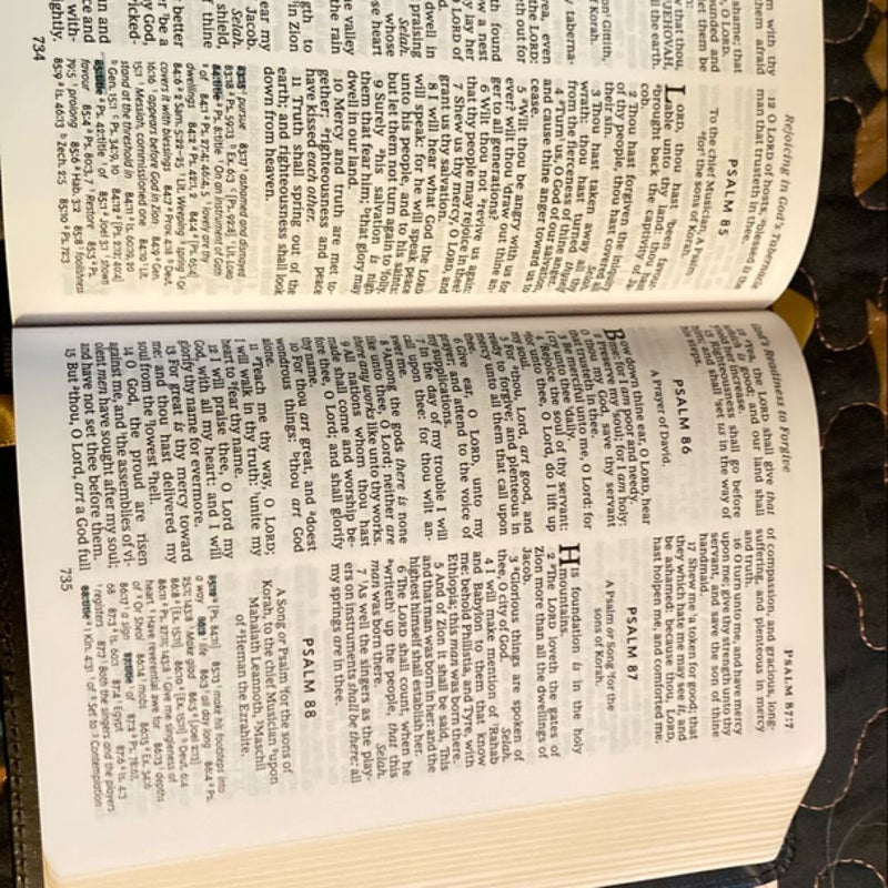 KJV Holy Bible: Compact with 43,000 Cross References, Black Leathersoft, Red Letter, Comfort Print