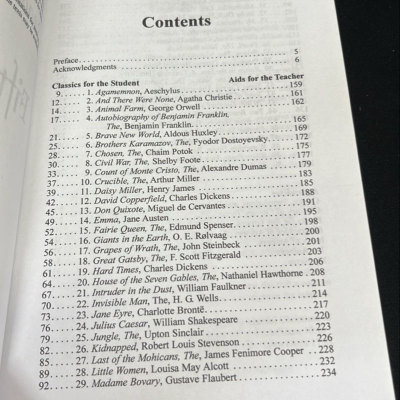 Reading Companion for 50 classics